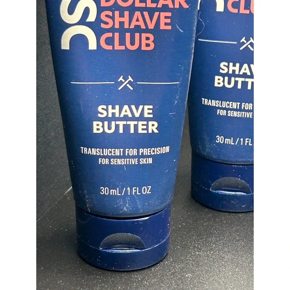 Dollar Shave Club Shave Butter Lot Of 5 Travel‎ Size NEW Sensitive Skin TSA